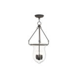 Canterbury 4 Light 14 Inch Wide Semi Flush Mount by Livex - 50297