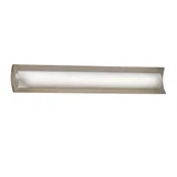 Fusion Lineate 23W LED Weve Glass Linear Vanity Light by Justice Design - FSN-8635-WEVE
