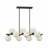 Giovanna 10 Light Pendant 11 Inch Tall and 31 Inch Wide by Dainolite - GVA-3110HP