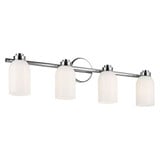 Shae 4 Light Bath Vanity 9 Inch Tall and 32 Inch Wide by Kichler - 55203