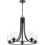 Beckett 5 Light Chandelier 24 x 27 Inches Wide by Z-Lite - 492-5