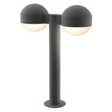 REALS 2 LED Dome Cap and Dome Lens Double Bollard 17.75 by Sonneman - 7306DCDL