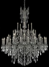 Rosalia 45 Light Oversized Chandelier by Elegant - 9245G54