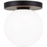 Cosmo 1 Light 7 Inch Wide Metal Flush Mount by Matteo - X06001