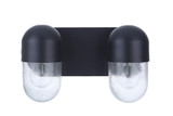 Pill 2 Light Vanity Light 13.75 Inch Wide by Craftmade - 55002