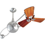 Brisa 2000 3 Blade Damp Rated Ceiling Fan 39 Inches Wide by Matthews Fans - B2K-DAMP