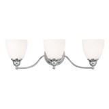 Somerville 3 Light Traditional Vanity Light 23 Inch Wide by Livex - 13673