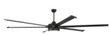 Prost 6 Blade Ceiling Fan with Light Kit 102 Inch Wide by Craftmade - PRT102-6
