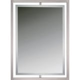 Reflections 32 Inch Rectangular Mirror by Quoizel - QR1857