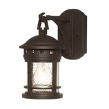 Sedona 1 Light Outdoor Wall Lantern 11.25 Inch Tall by Designers Fountain - 2370