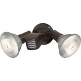 Two Light Outdoor Flood Light with Adjust Swivel and Motion Sensor by Nuvo - SF76-52