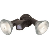 Two Light Outdoor Flood Light with Adjust Swivel and Motion Sensor by Nuvo - SF76-52