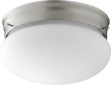 1 Light 7 Inch Wide Mushroom Flush Mount by Quorum - 3023-6