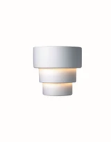 Ambiance 2 Light Small Terrace Wall Sconce by Justice Design - CER-2225