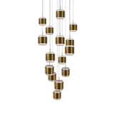 Banded 132W 15 4CCT LED Pendant 5 Inch Tall and 23 Inch Wide by dweLED - PD-68915R