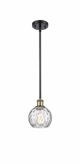 Athens Water Glass 1 Light Industrial Mini Pendant by Innovations - 516-1S-G1215-6