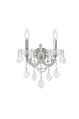 Maria Theresa 2 Light Wall Sconce by Elegant - 2800W2C