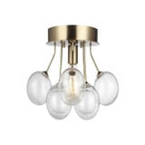 Bronzeville 1 Light 15 Inch Wide Flush Mount by Visual Comfort Studio - 7714301