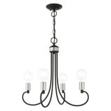 Bari 4 Light Small Chandelier by Livex - 42924