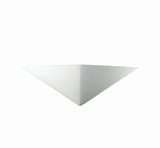 Ambiance 1 Light ADA Triangle Wall Sconce by Justice Design - CER-5140