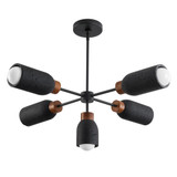 Pompeii 5 Light Chandelier 12.25 Inch Tall and 36.5 Inch Wide by Maxim - 10625
