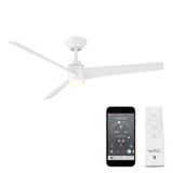 Novelle 3 Blade Ceiling Fan with Light Kit 13 Inch X 52 Inch Wide by WAC - F-109L