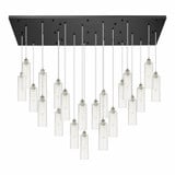 Crown Point 21 Light Cord Hung Pendant 71.38 Inch Wide by Innovations - 172BK-B-21P-G434-12