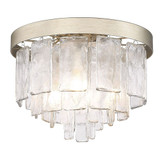 Ciara 3 Light 13 Inch Wide Flush Mount by Golden - 1768-FM