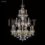 Brindisi 20 Light Oversized Chandelier by James Moder 40621MB - 40621MB