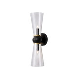 Byford 2 Light Bath Vanity 17.75 x 4.75 Inches by Currey Company - 5800-0058