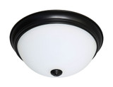 16.5W 1 LED 11 Inch Wide Dome Flush Mount by Nuvo - 62-13-DO