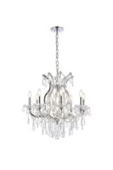 Maria Theresa 9 Light Medium Chandelier by Elegant 2800D26 - 2800D26