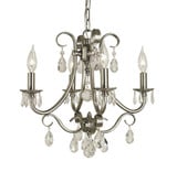 Liebestraum 4 Light Small Chandelier by Framburg 2994BN - 2994BN