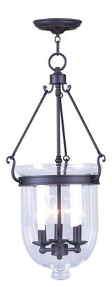 Jefferson 3 Light Mini Chandelier by Livex - 5064