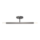 Monaco 2 Light 5.13 Inch Wide Semi Flush Mount by Livex - 46842