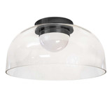 Nadine 10W 1 LED 11.75 Inch Wide Flush Mount by Dainolite - NAD-1210LEDFH