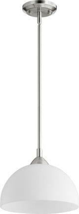 Barkley 1 Light Mini Chandelier by Quorum - 6069