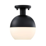 Linden 1 Light Semi Flush Mount 10.5 X 8 Inch Wide by Designers Fountain - D321M-SF