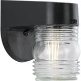 Economy Fluted Glass 1 Light Wall Lantern by Progress - P5612