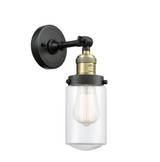 Dover 1 Light Cylinder Wall Sconce 12.75 Inch Tall by Innovations - 203-G31