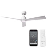 Clean 3 Blade Ceiling Fan with Light Kit 52 Inches Wide by WAC  - F-003L