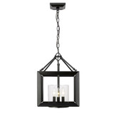 Smyth 3 Light Medium Pendant 17.25 Inch Tall by Golden - 2073-M3