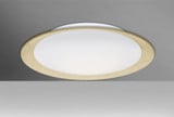 Tuca 19 20W 1 LED 19.25 Inch Wide Flush Mount by Besa - TUCA19