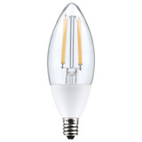 Accessory 5W B11 Dusk to Dawn 2700K LED Candelabra Base Lamp by Satco - S114-E12