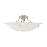 Oasis 4 Light 24 Inch Wide Flush Mount by Livex - 4275