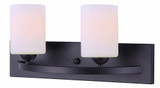 Hampton 2 Light Vanity Light by Canarm - IVL370A02BK