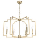 Zoanne 6 Light Large Chandelier by Hunter - Z6_195_CH20