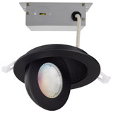 Starfish 9W LED Gimbal Downlight 1.44 Inch Tall and 4.92 Inch Wide by Satco - S11293R1
