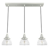 Cypress Grove 3 Light Small Linear Pendant by Hunter Fans - 19141