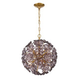 Esme 6 Light Chandelier 21 Inch Tall and 18.25 Inch Wide by Crystorama - ESM-4005